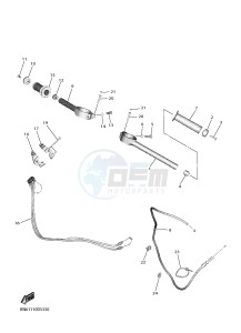 YZF-R6 YZF600 R6 (BN66) drawing STEERING HANDLE & CABLE