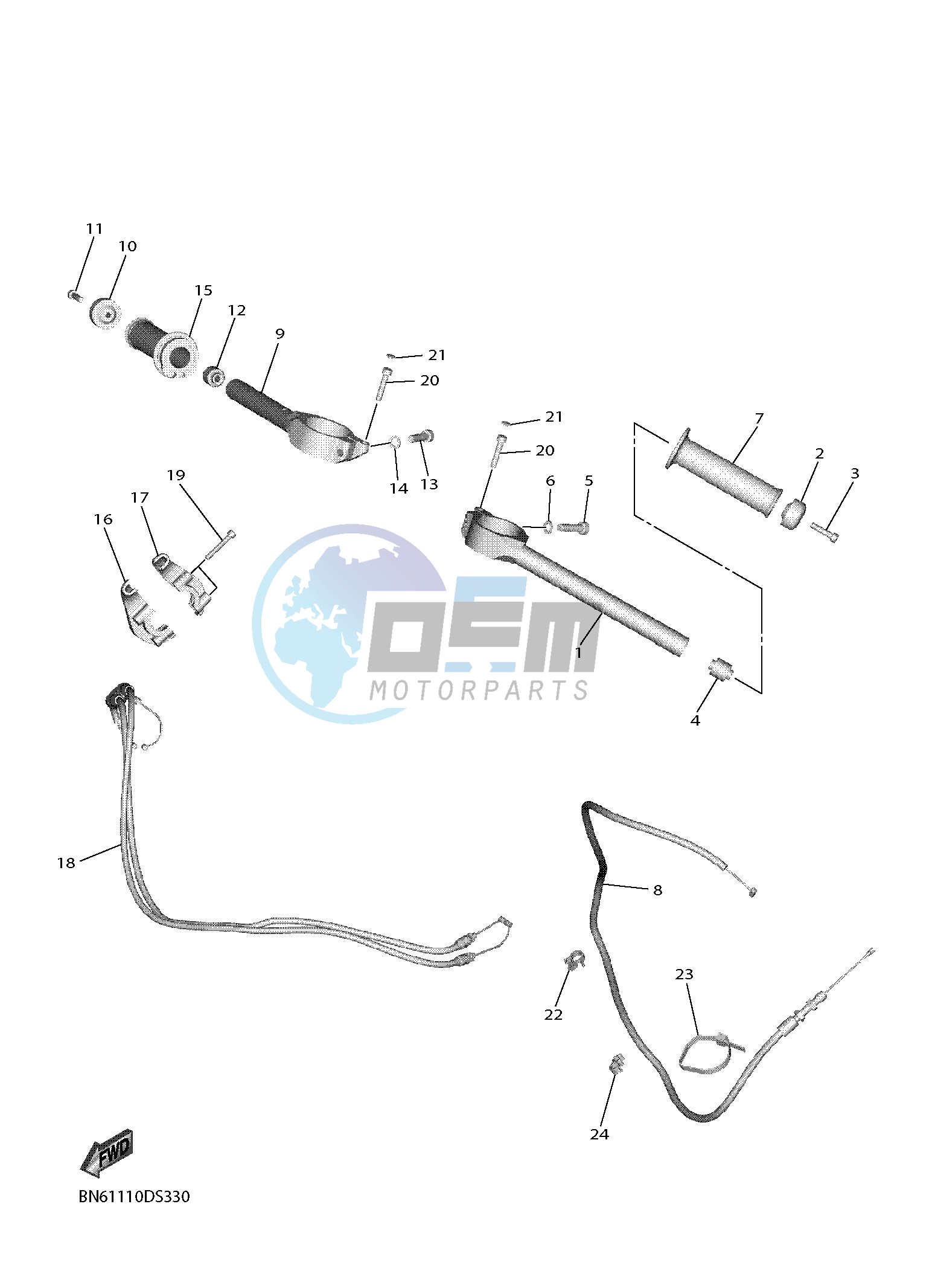 STEERING HANDLE & CABLE