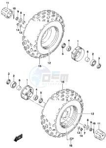 LT-Z90 drawing FRONT WHEEL