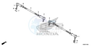 TRX250TEH Europe Direct - (ED) drawing TIE ROD