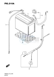 SV650S EU drawing BATTERY