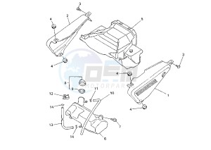 FZS FAZER (FZS600S) 600 drawing SIDE COVERS