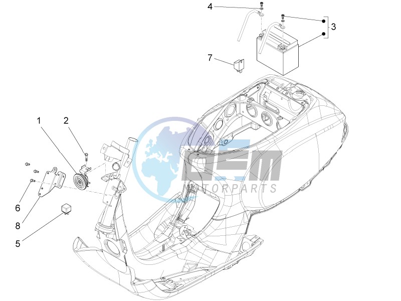 Remote control switches - Battery - Horn