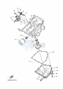 MT-03 MTN320-A (B9A8) drawing OIL PUMP