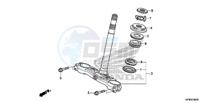 CB1000RE CB1000R E drawing STEERING STEM