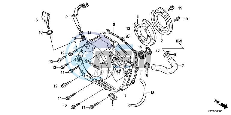 RIGHT CRANKCASE COVER