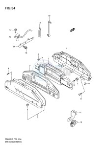 AN650 (E2) Burgman drawing SPEEDOMETER (AN650K6)