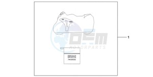 CBR1000RA9 Europe Direct - (ED / ABS MME TRI) drawing INDOOR BODY COVER HRC