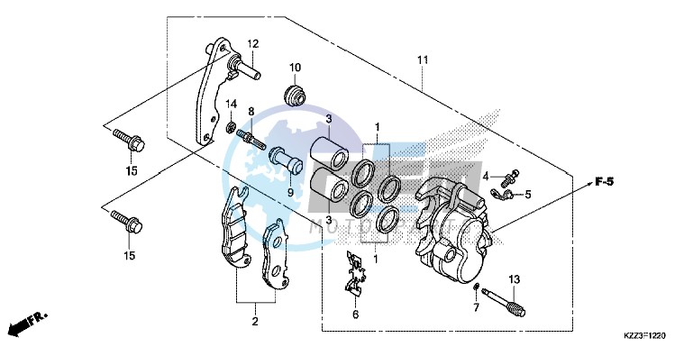 FRONT BRAKE CALIPER