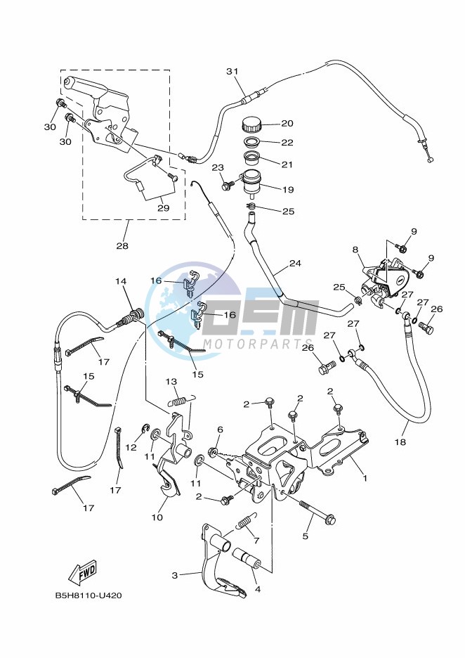 PEDAL WIRE