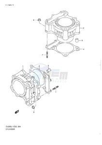 DL650 ABS V-STROM EU-UK drawing CYLINDER