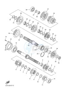 YZF-R6 600 R6 (2CXR) drawing TRANSMISSION