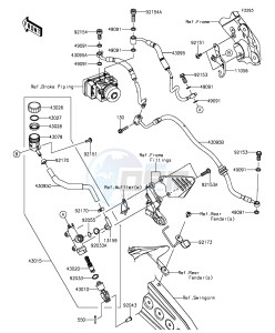 NINJA ZX-6R ABS ZX636FGFA GB XX (EU ME A(FRICA) drawing Rear Master Cylinder