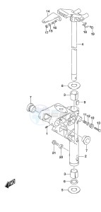 DF 9.9B drawing Swivel Bracket  - Remote Control