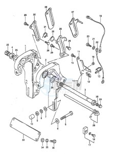 DT 65 drawing Clamp Bracket (1988 to 1994)