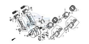 ST1100 drawing CRANK SHAFT/PISTON