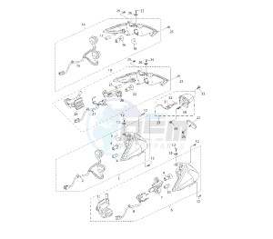 YP R X-MAX 125 drawing TAILLIGHT