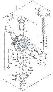 GZ250 (P3) drawing CARBURETOR