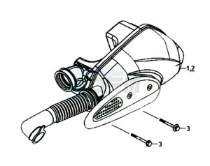 ORBIT II 50 2T NAKED L6 drawing AIRFILTER