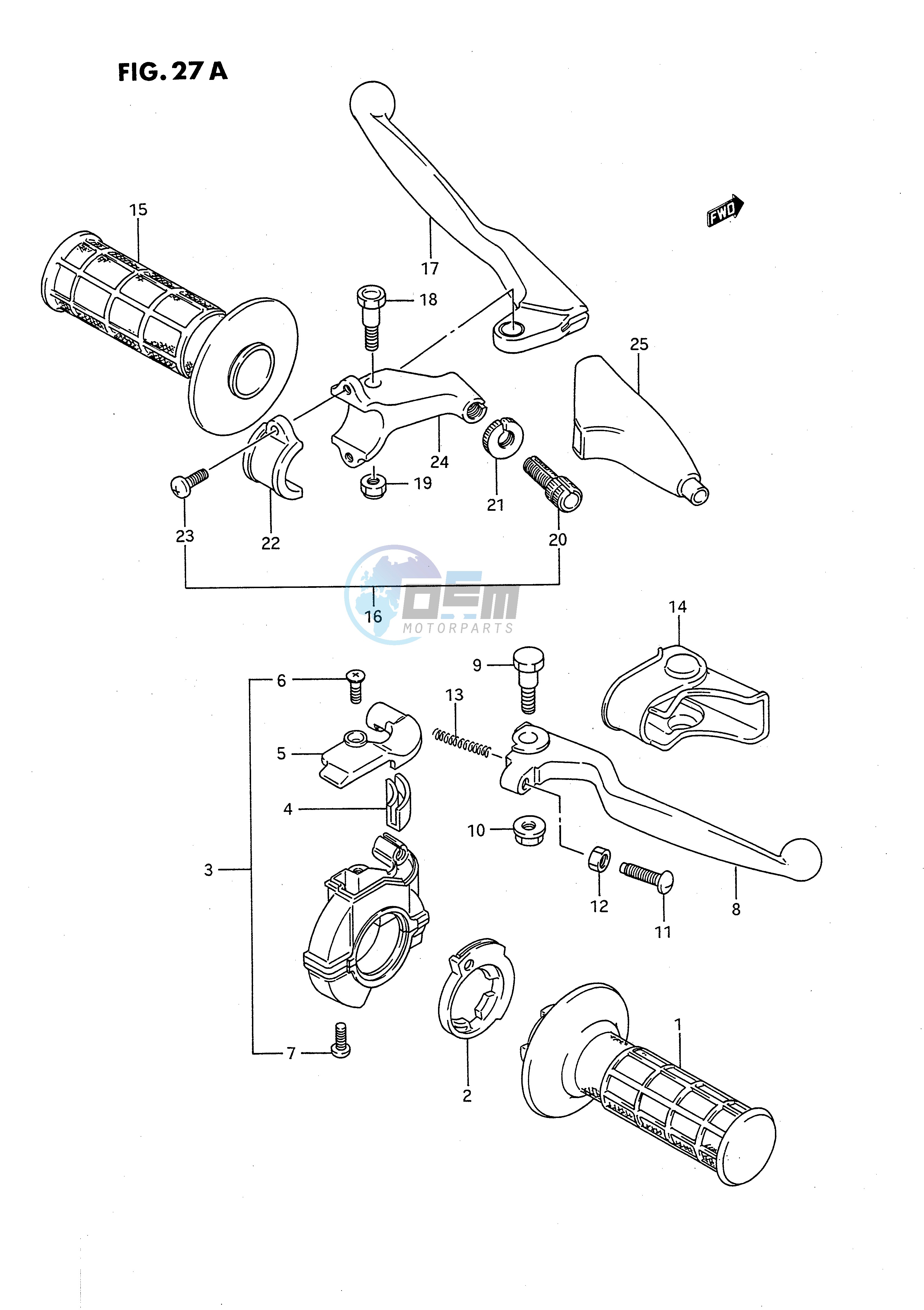 HANDLE SWITCH (MODEL K L M N P R S)