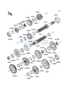 NINJA_ZX-10R_ABS ZX1000KBF FR GB XX (EU ME A(FRICA) drawing Transmission