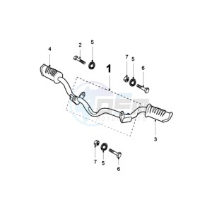 FOX LX A2 EU drawing FOOT SUPPORT