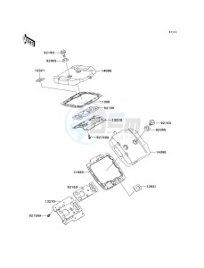 VN 800 B [VULCAN 800 CLASSIC] (B10) B10 drawing CYLINDER HEAD COVER