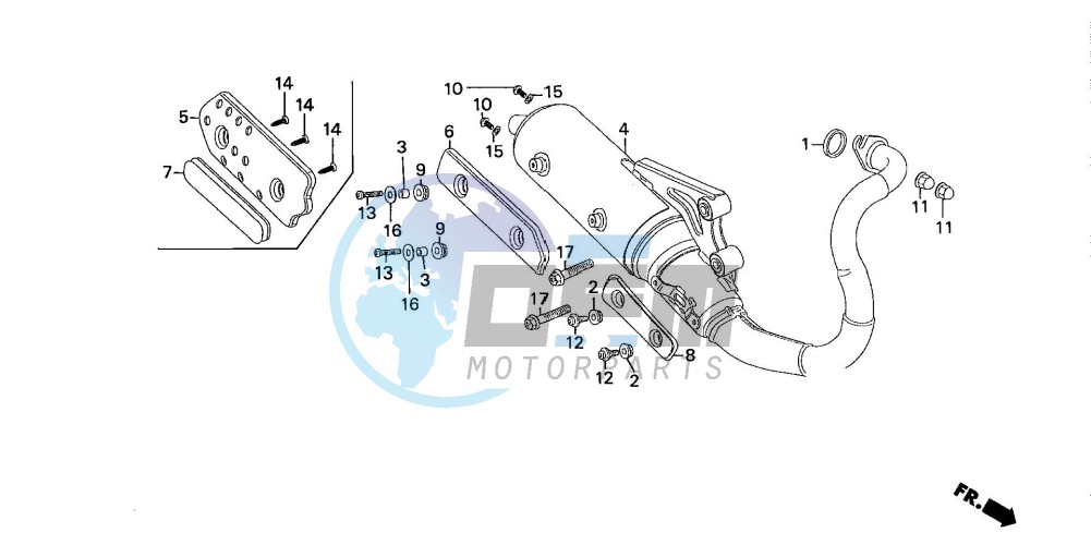 EXHAUST MUFFLER