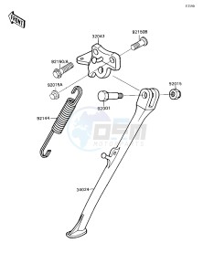 ZX 750 H [NINJA ZX-7] (H1) [NINJA ZX-7] drawing STAND-- S- -