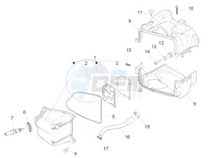 Liberty iGet 50 4T 3V (NAFTA) drawing Cylinder head cover