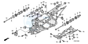 TRX420FE9 Australia - (U / 4WD) drawing FRAME BODY