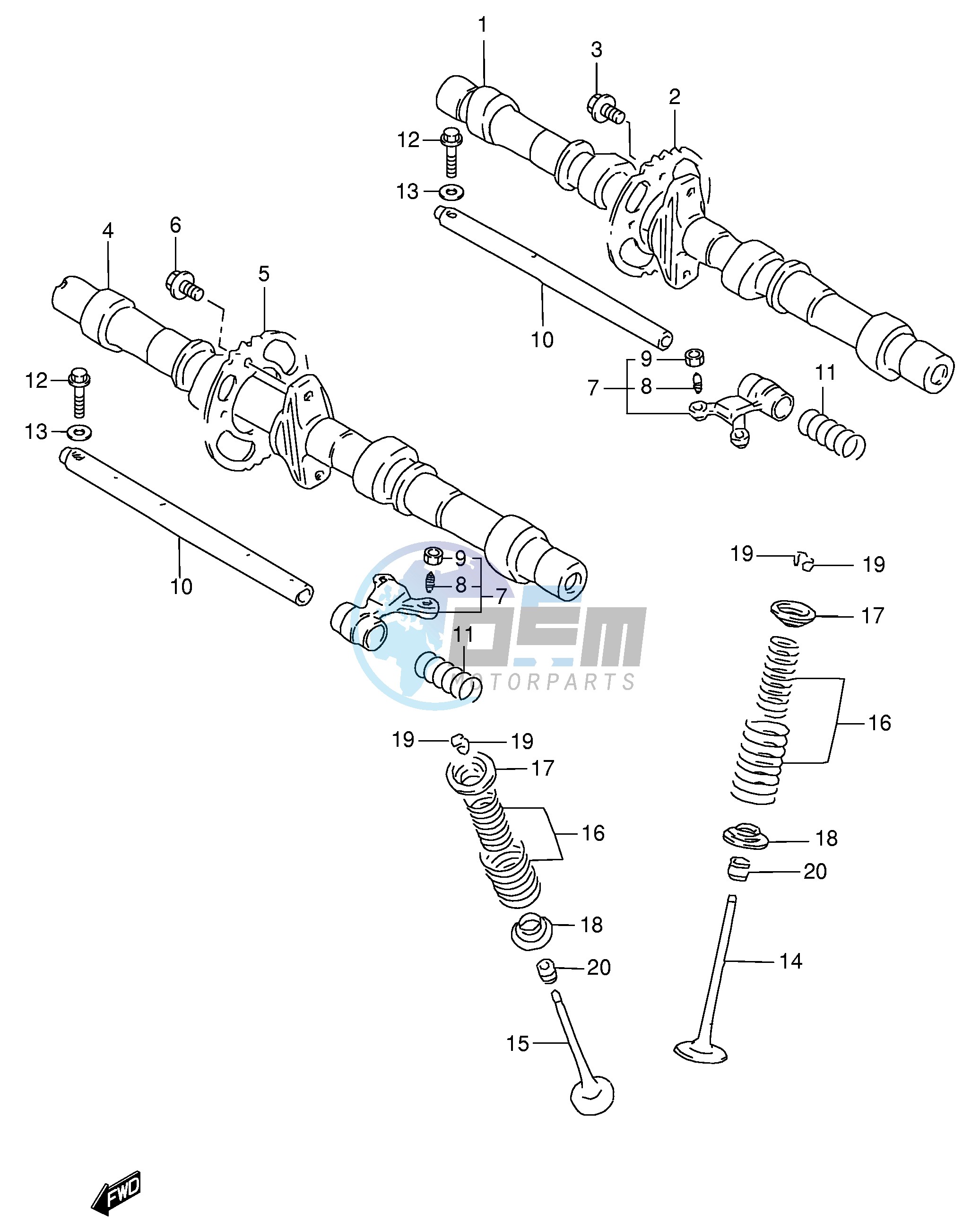 CAM SHAFT - VALVE