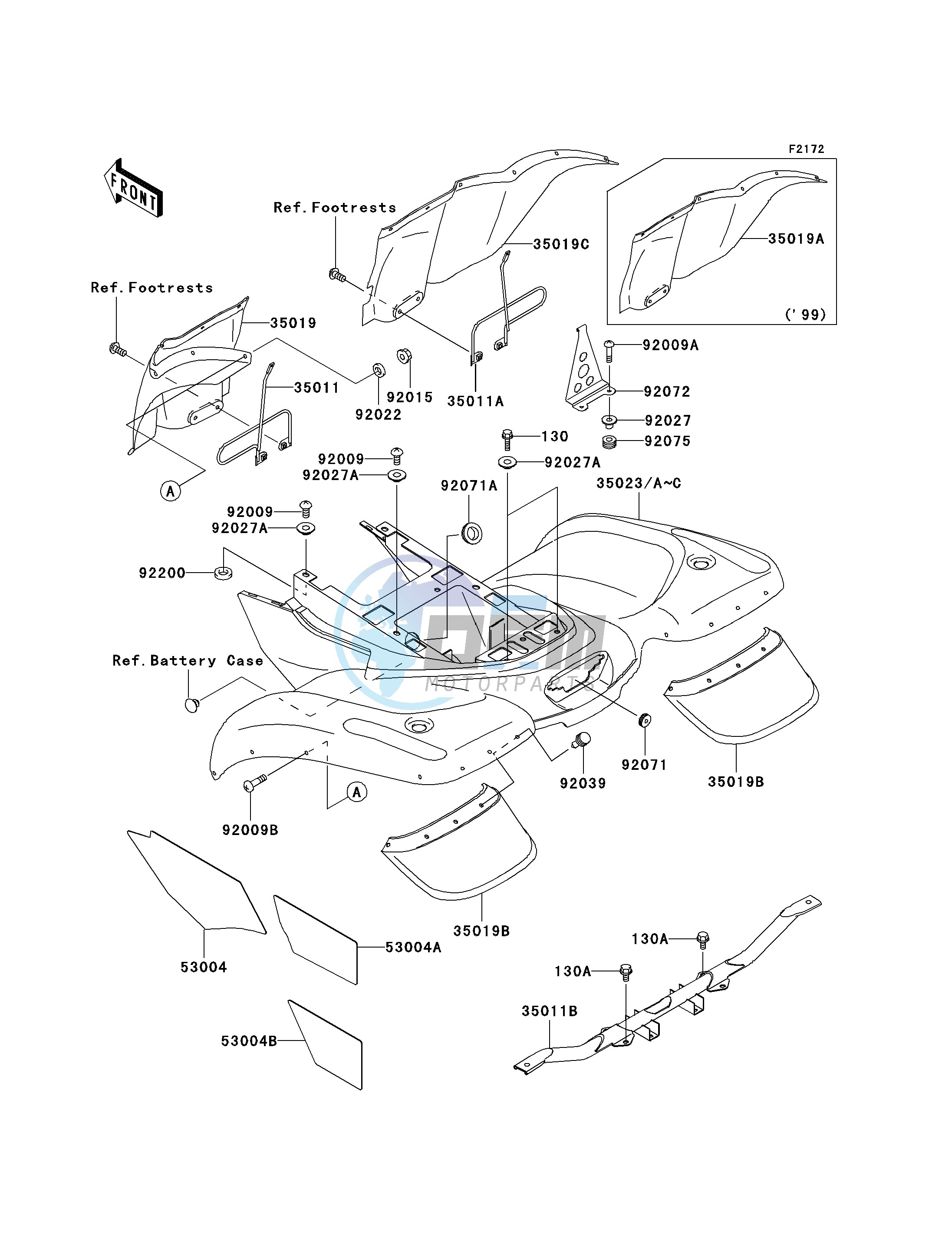 REAR FENDER-- S- -