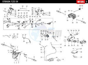 STRADA-125-EURO-4-WHITE drawing ELECTRICAL SYSTEM