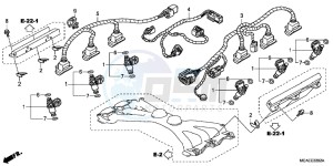 GL1800D GoldWing - GL1800-D UK - (E) drawing INJECTOR