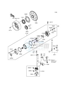 VERSYS 1000 KLZ1000BFF FR GB XX (EU ME A(FRICA) drawing Starter Motor