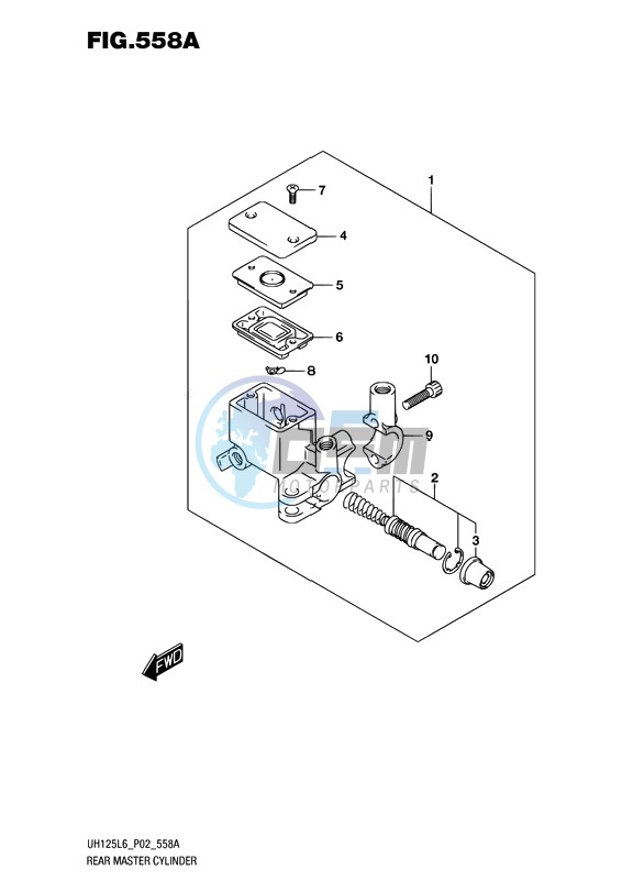 REAR MASTER CYLINDER