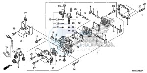 TRX680FAE TRX680 Europe Direct - (ED) drawing MAIN VALVE BODY