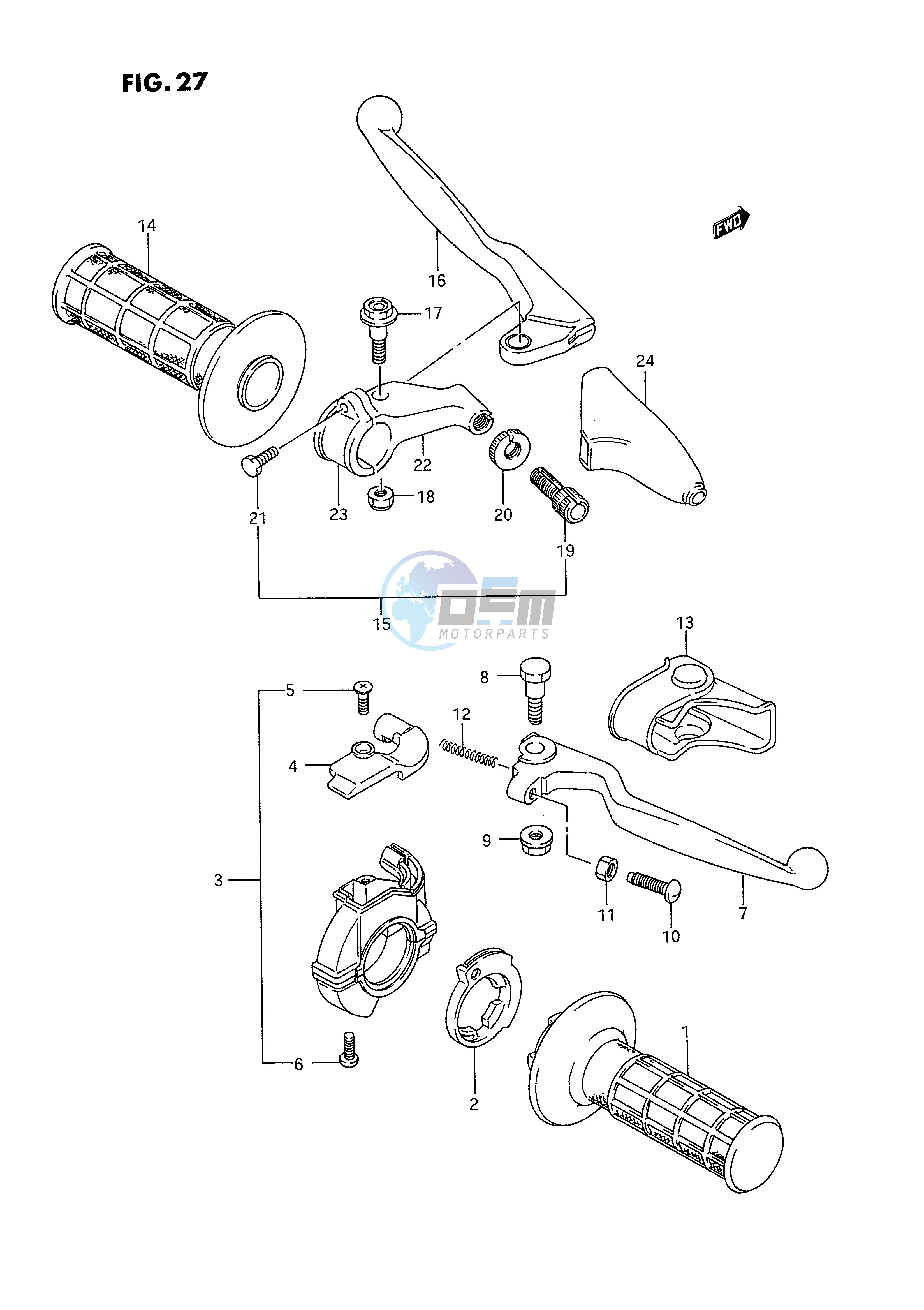 HANDLE SWITCH (N P R)