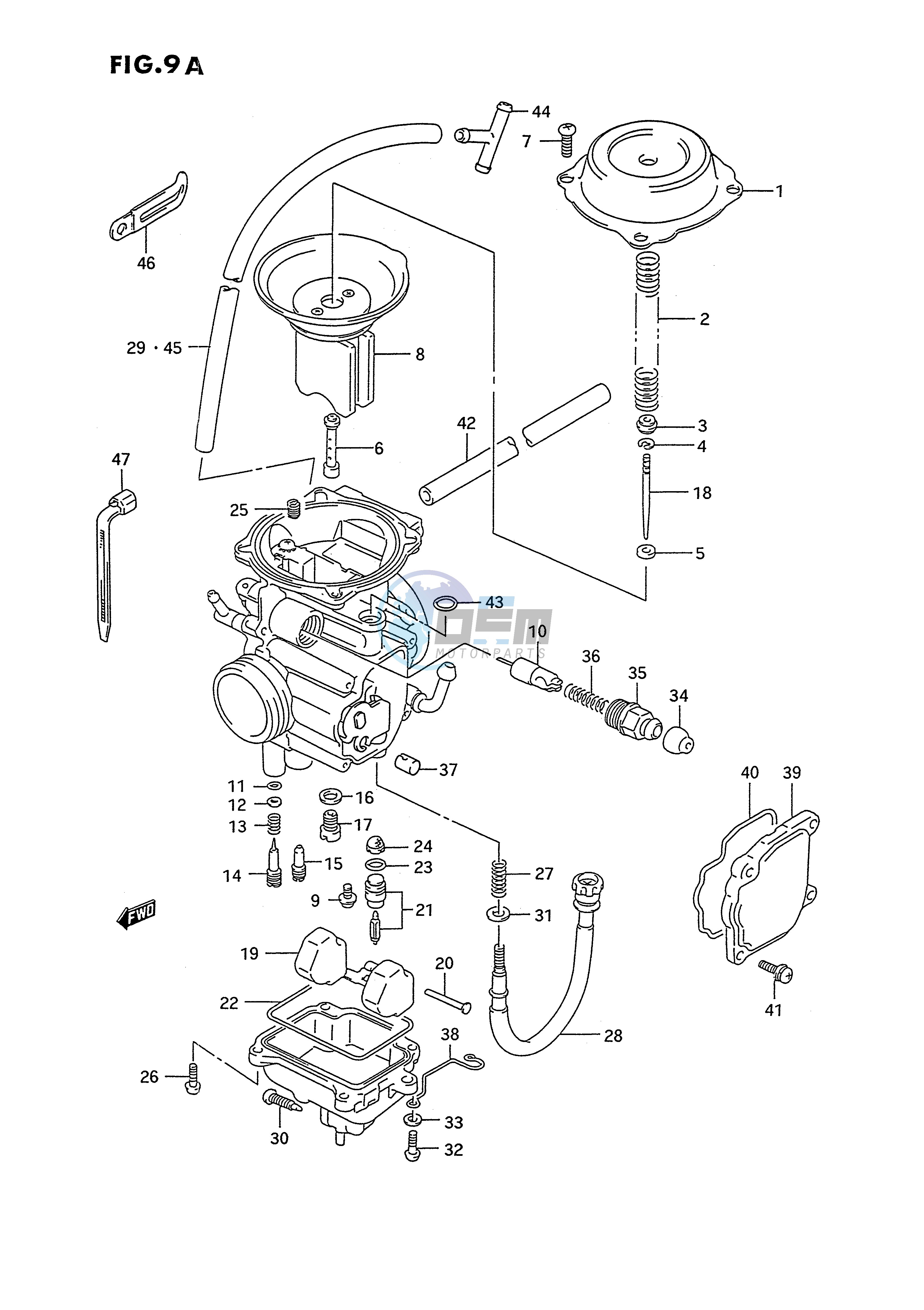 CARBURETOR (MODEL L M N P R S T)