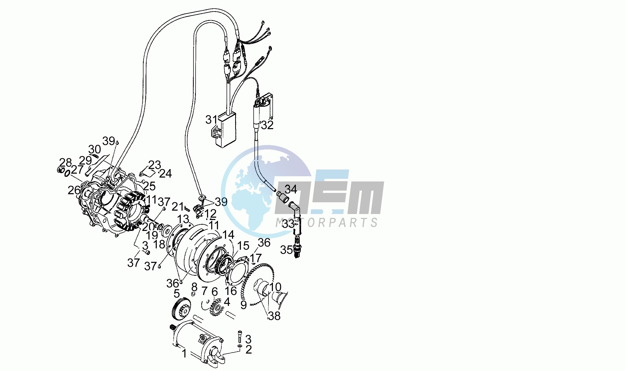 Cdi magneto assy N-S