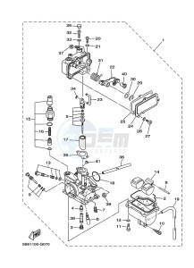 TT-R110E (BMA3) drawing CARBURETOR