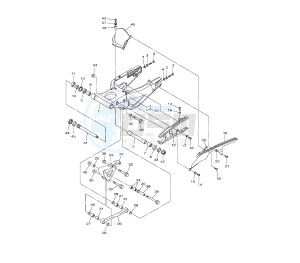 YZF R1 1000 drawing REAR ARM