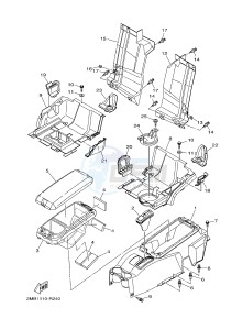 YXE700 YXE70WPAJ WOLVERINE R (B3D2) drawing SIDE COVER 2