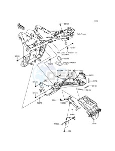 Z300 ER300AGF XX (EU ME A(FRICA) drawing Rear Fender(s)