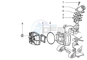 Runner 50 purejet drawing Cylinder head - Induction pipe