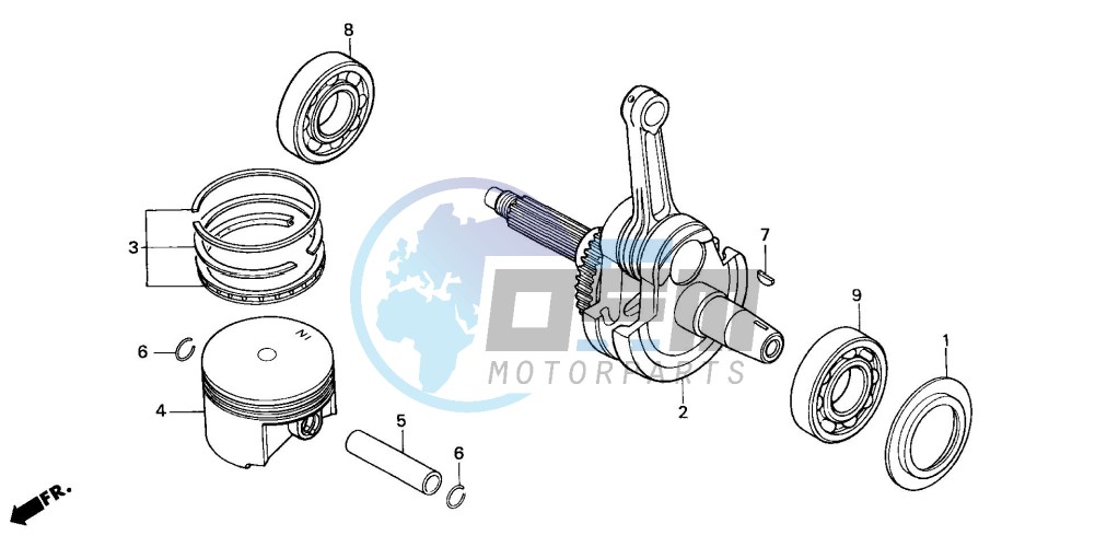 PISTON/CRANKSHAFT