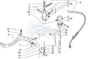 GSM 50 drawing Pedal - Master cylinder