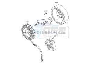 ZZR 600 (EU) drawing GENERATOR