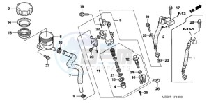 NT700VA UK - (E / MKH) drawing RR. BRAKE MASTER CYLINDER